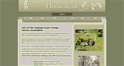 Desktop Screenshot of hallsonfallshomestead.com.au